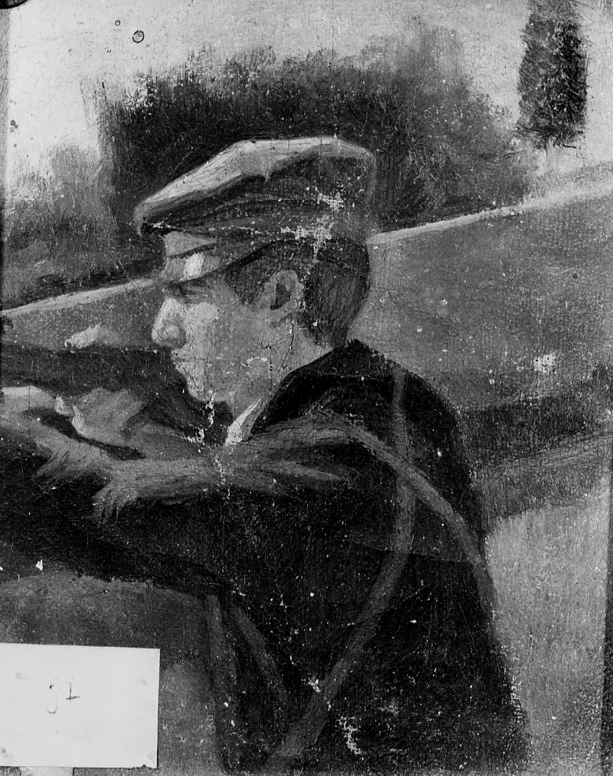 Valerio Laccetti - ritratto di un ragazzo cacciatore, Museo Civico, Vasto, Chieti